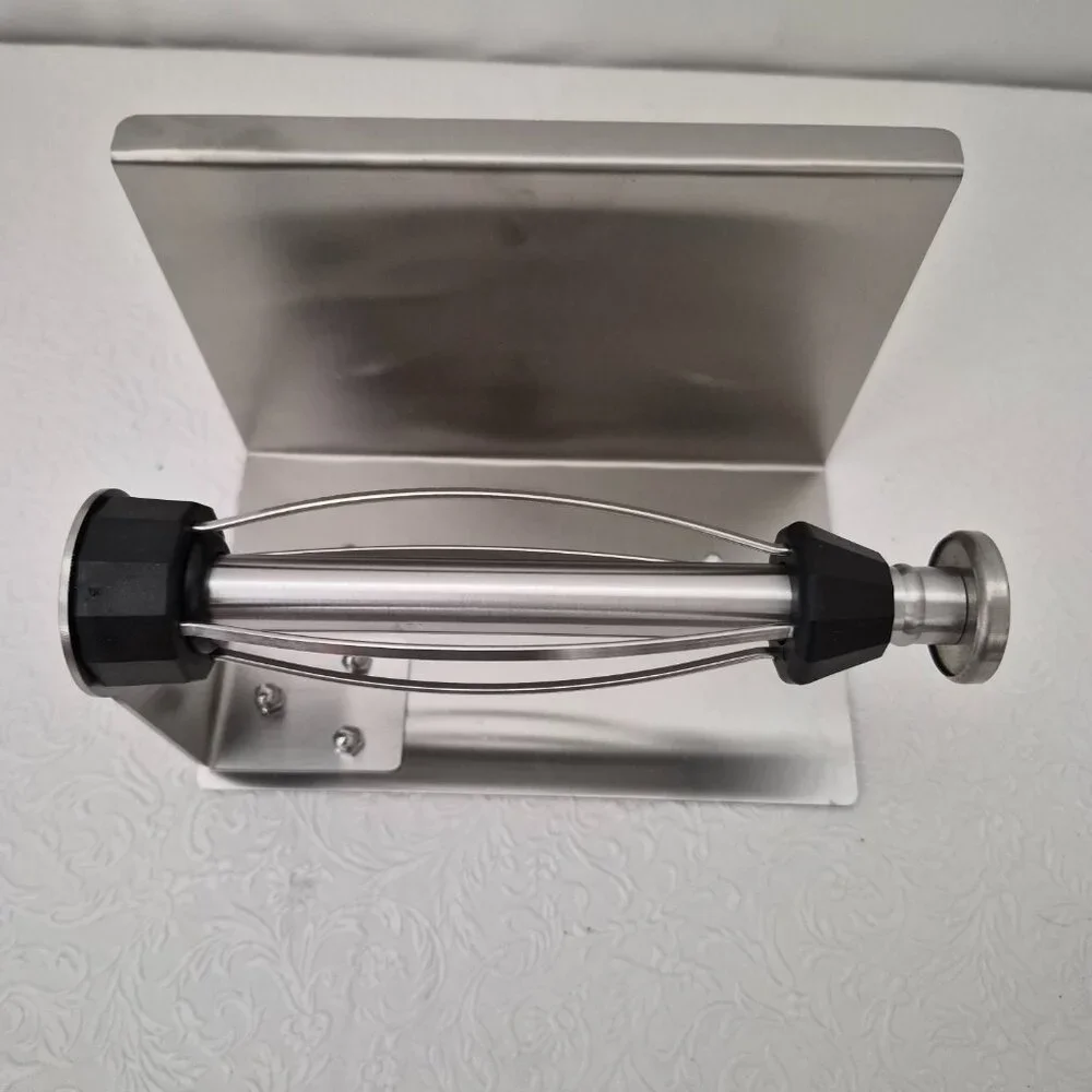 Fixwal Stainless Steel Drill Free Toilet Paper Roll Holder Phone Shelf Silver